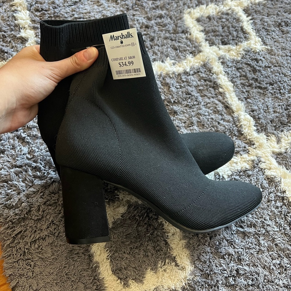 Black MIA sock booties!